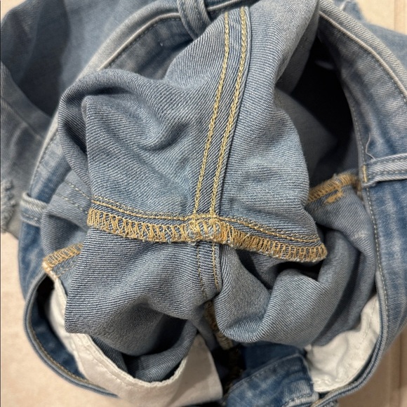 Flying Monkey Light Blue Distressed Skinny Jeans - Picture 5 of 6